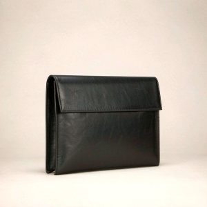 Celine Envelope Clutch in Black / Ivory