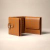 Nina Bifold Wallet in Camel / Black
